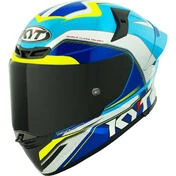 Kyt TT-REVO GRAN PRIX Full Face Motorcycle Мотошлем White Blue