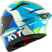 Kyt TT-REVO GRAN PRIX Full Face Motorcycle Мотошлем White Blue