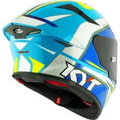 Kyt TT-REVO GRAN PRIX Full Face Motorcycle Мотошлем White Blue
