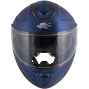 Kappa KV50 B Solid Matt Blue Modular Motorcycle Мотошлем
