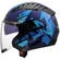 LS2 OF600 COPTER II KANJI Blue Motorcycle Jet Мотошлем