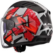 LS2 OF600 COPTER II KANJI LIGHT Motorcycle Jet Мотошлем Grey