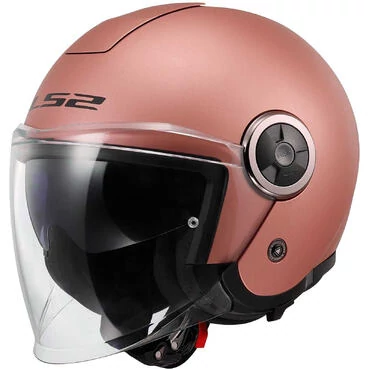Ls2 OF620 CLASSY SOLID Matt Pink Motorcycle Jet Мотошлем