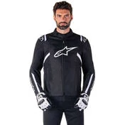Alpinestars T-SPS V2 WP Fabric Motorcycle мотокуртка Black White