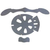 KONG ITALY Internal Padding For Helmet Mouse Work Серый