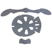 KONG ITALY Internal Padding For Helmet Mouse Work Серый