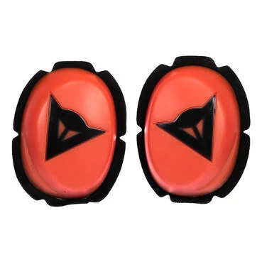 DAINESE Pista Knee Sliders Fluo-Red / Black