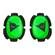 DAINESE Pista Knee Sliders Fluo-Green / Black