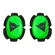 DAINESE Pista Knee Sliders Fluo-Green / Black