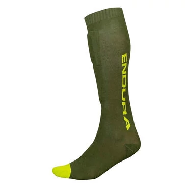Endura Singletrack With Protection long socks Зеленый