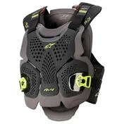 ALPINESTARS A 4 Max Protection Vest Black / Anthracite / Yellow Fluo