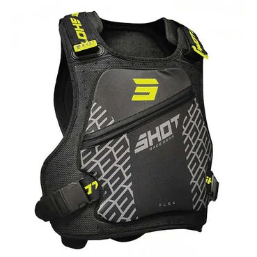 SHOT Fighter Flex Protection Vest Black / neon yellow