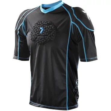 7IDP Flex Short Sleeve Protective Jersey Сине-черный