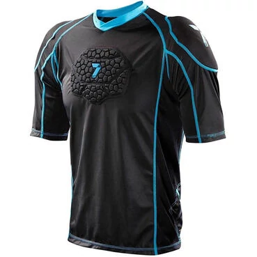 7IDP Flex Short Sleeve Protective Jersey Сине-черный