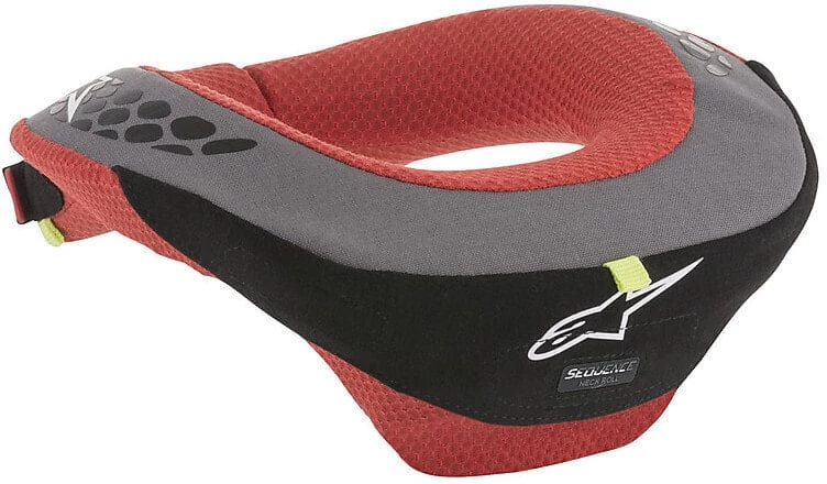 Alpinestars SEQUENCE YOUTH NECK ROLL Motocross Мотошлем Neck Cross Enduro Red Black