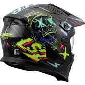 LS2 OF606 DRIFTER RAYZ Jet Motorcycle Мотошлем Black Blue