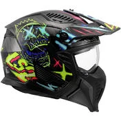 LS2 OF606 DRIFTER RAYZ Jet Motorcycle Мотошлем Black Blue