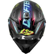 LS2 OF606 DRIFTER RAYZ Jet Motorcycle Мотошлем Black Blue