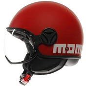 Momo Design FGTR CLASSIC Candy Red White Motorcycle Jet Мотошлем