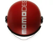 Momo Design FGTR CLASSIC Candy Red White Motorcycle Jet Мотошлем