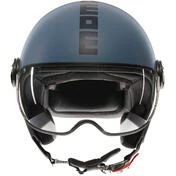 Momo Design FGTR CLASSIC Mono Dusty Matt Blue Jet Motorcycle Мотошлем