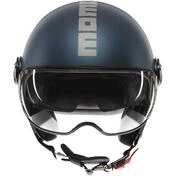 Momo Design FGTR EVO Mono Jet Motorcycle Мотошлем Avio Matt Silver