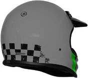 Integral Motorcycle Мотошлем Vintage 70s Origin VIRGO DANNY Glossy Gray