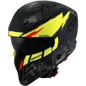 Moto Jet Мотошлем Suomy ARMOR HI VOLT Matt Black Yellow