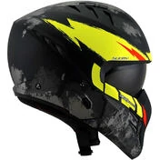 Moto Jet Мотошлем Suomy ARMOR HI VOLT Matt Black Yellow