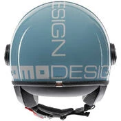 Momo Design FGTR CLASSIC Candy Sky Blue White Motorcycle Jet Мотошлем