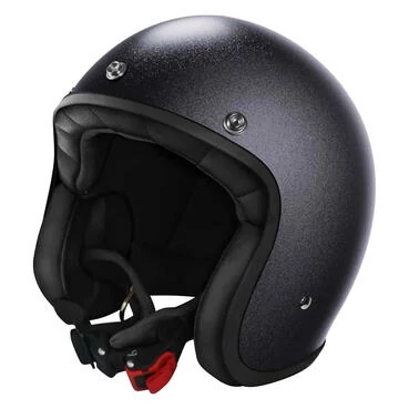 STORMER Quartz open face helmet Matt Glitter Black