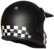 Full Face Vintage 70s Motorcycle Мотошлем Origin VIRGO DANNY Matt Black