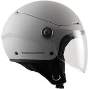 Tucano Urbano C1001 EL'POP Matt Light Gray Motorcycle Jet Мотошлем