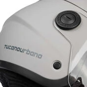Tucano Urbano C1001 EL'POP Matt Light Gray Motorcycle Jet Мотошлем