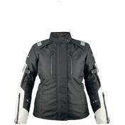 CROSSWAY LADY Black Gray Fabric Motorcycle мотокуртка