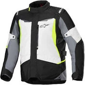 Alpinestars ST-1 WATERPROOF Fabric Motorcycle мотокуртка Ice Grey Black Yellow Fluorescent