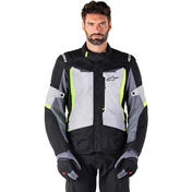 Alpinestars ST-1 WATERPROOF Fabric Motorcycle мотокуртка Ice Grey Black Yellow Fluorescent