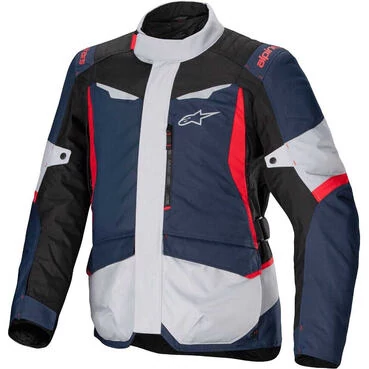 Alpinestars ST-1 WATERPROOF Fabric Motorcycle мотокуртка Dark Blue Black Bright Red