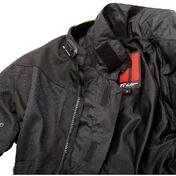 T-ur ETNA Perforated Summer Motorcycle мотокуртка Black Light Gray