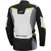 Alpinestars STELLA ST-1 WATERPROOF Women's Fabric Motorcycle мотокуртка Ice Grey Black Fluorescent Yellow