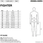 Rebelhorn FIGHTER Motorcycle Leather мотоштаны Black Fluo Yellow