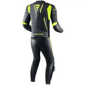 Rebelhorn FIGHTER Motorcycle Leather мотоштаны Black Fluo Yellow