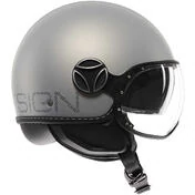 Momo Design FGTR EVO Hip Jet Motorcycle Мотошлем Matt Grey Cerulean Grey