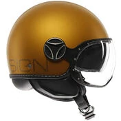 Momo Design FGTR EVO Hip Jet Motorcycle Мотошлем Ochre Grey