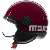 Momo Design FGTR CLASSIC Candy Jet Motorcycle Мотошлем Purple White