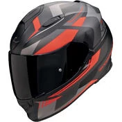 Scorpion EXO-491 ABILIS Full Face Motorcycle Мотошлем Matt Black Silver Red
