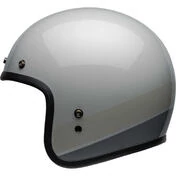 Bell CUSTOM 500 APEX FLAKE Cafe Racer Jet Motorcycle Мотошлем Glossy Silver