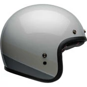 Bell CUSTOM 500 APEX FLAKE Cafe Racer Jet Motorcycle Мотошлем Glossy Silver