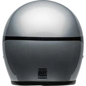 Bell CUSTOM 500 CHASSIS Jet Cafe Racer Motorcycle Мотошлем Silver Black Gloss