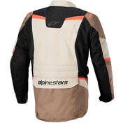 Alpinestars ST-1 WATERPROOF Fabric Motorcycle мотокуртка Dark Khaki Sand Black Red Fluorescent